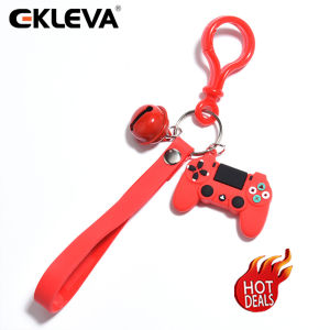 EKLEVA Creative Video ที่ถือเกมพวงกุญแจจอยสติ๊กจำลอง Key Chain แหวนจี้ผู้ชายผู้หญิงผู้ถือกุญแจคู่ Trinket ของขวัญ