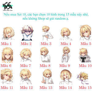 Tsukihime - Set 10/15 Sticker Arcueid Brunestud - Công Chúa Mặt Trăng anime/light novel Tsukihime TYPE-MOON chống nước chống xước
