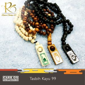 Grosir 1 Kodi 20 pcs Tasbih Kayu 99