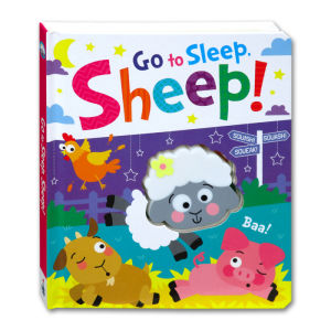 Go to Sleep Sheep! Squish! Squash! Squeak! Board Book with Squishable Silicone Sheep