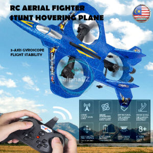 RC EPP Foam Stunt Hovering Plane Airplane 2.4GHz Remote Control 6 Channel Fighter Drone LED Glider Toys