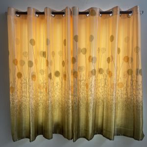 ผ้าม่าน ผ้าม่านหน้าต่าง ผ้าม่านสำเร็จรุป ผ้าม่านเจาะตาไก่ ผ้ายูวีลาย 2 ด้าน สีสวย ตรงปก 100%