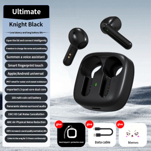 Gaming TWS Earbuds Bluetooth with Charging Box 9D HiFi True Wireless Earbuds Sport Sound Stereo Earphones Touch Control