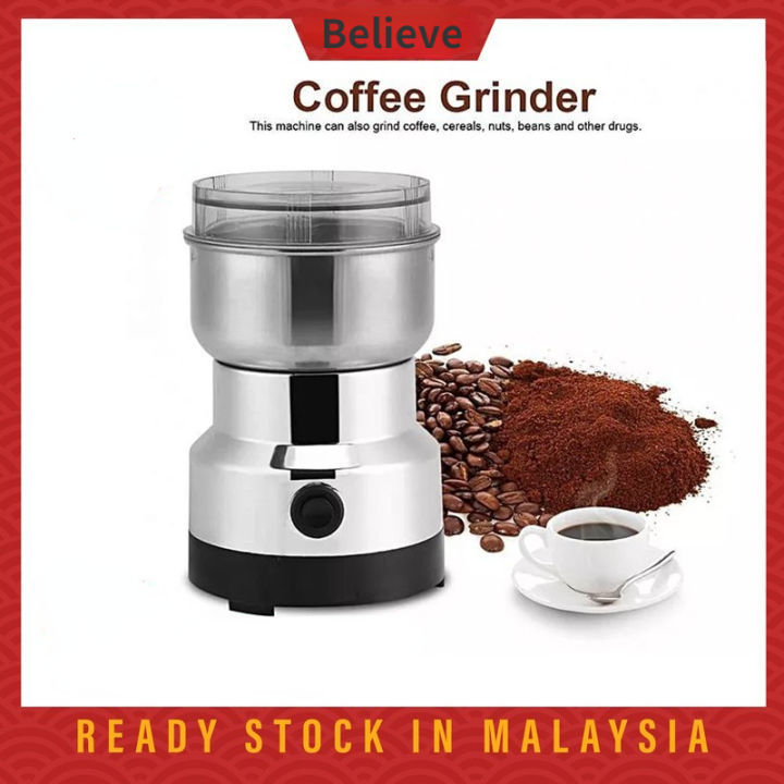 New Upgrade Electric Stainless Steel Coffee Bean Grinder Home Grinding Milling Machine 220v Coffee Beans Grind Kitchen Accessories For Nuts Salt Spices Corns 626918e40cc99d0d323f11be