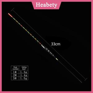 Heabety  Phao câu cá gỗ huỳnh quang độ nhạy cao Bobber phao phát sáng đánh dấu Đèn câu cá đậm phụ kiện câu cá