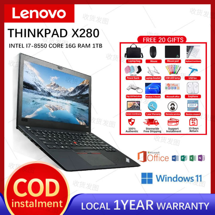Brand New Lenovo ThinkPad X280 laptop Intel Dual/Quad-Core i5/i7