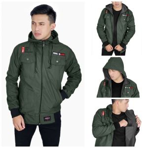 Promo Jaket Parka Pria Taslan Waterproof - Oenzie Store
