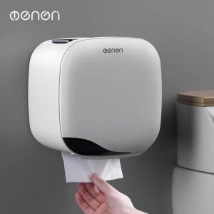 Hộp Đựng Giấy Vệ Sinh OENON Thiết Bị Nhà Tắm Chống Nước 2 Ngăn Tiện Lợi ( Kèm Miếng Dán )