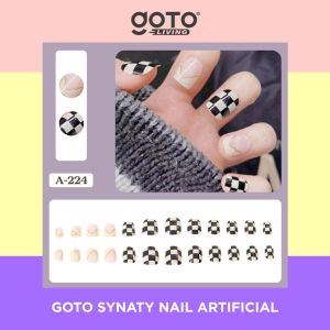 Goto Synaty Kuku Palsu Lem Pengantin Fake Nail Art Aesthetic Wedding