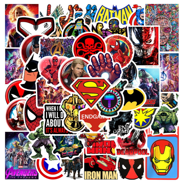 Stickers Skateboard Marvel  Marvel Super Heroes Stickers