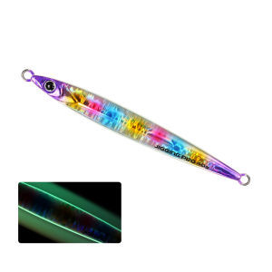 JIGGING PRO 40G 60G แท่งสไลด์จิ๊กโลหะชายฝั่งเหยื่อตกปลาน้ำเค็มปลาทูน่าคิงฟิช