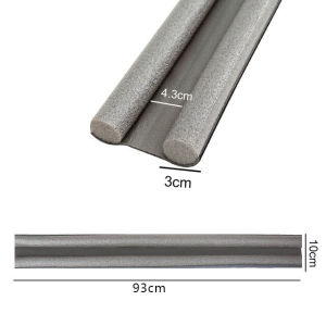 HomeKit Mall 93cm Long Home Door Bottoom Seal Strip Flexible Wind Noise Reduction Stopper Under Door Bttom Sealing Blocker SoundProof PM2.5 Gasket Weatherstrip Window Draft Guard Wind Dust Protector Durable Useful Tape for Dorm Bedroom