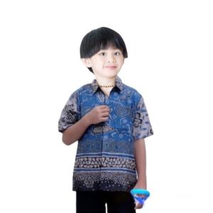 Batik Couple Pasangan Keluarga Ayah Ibu Anak Laki Suami Istri Sepasang Modern Godong Gedang