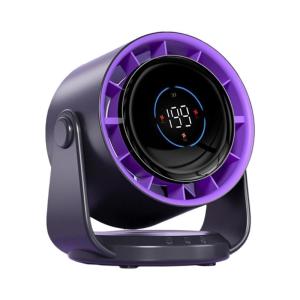 Portable Fan Adjustable Cooling Fan Convenient Digital Display Fan USB Office Fan Indoor Fan Suitable for Indoor Use