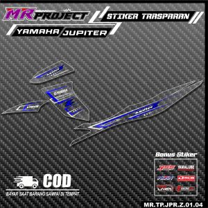 Striping transparan UV Jupiter ZStriping Stiker motor YAMAHA Jupiter Z BURHAN TRANSPARAN