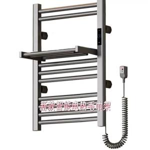 FFBH Smart Electric Heated Towel Rail Metal Sterilization Wall Thermal Towels Rack Thermostatic Rotating Towel Dryer Bathroom Racks 5T9N4