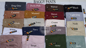 celana wanita terbaru model kekinian celana panjang baggy pants