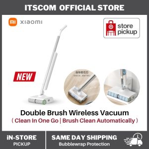 Xiaomi Mi jia double brush wireless Mopping vacuum cleaner | High-Speed Double Brush | Instant wash | Clean Labor-Saving