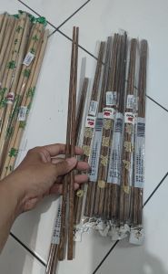 1 pasang Sumpit bambu panjang 45cm / Sumpit masak mie / Sumpit JUMBO kayu bambu kualitas bagus