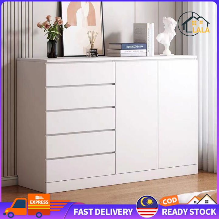 LALA 【NEW】4/5 Layer Chest Drawer ikea Storage Cabinet 4 Laci Drawer ...
