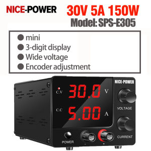 Nice-power Adjustable DC power supply 30V 10A 60V 5A Lab Bench Power Source Stabilized Power Supply Voltage Regulator Switch 30V 5A 120V 3A 150W 300W