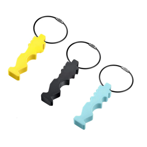 Portables Flying Disc Maintenance Keychains Tool With Multiple Grooves And Durability Plastic Construction For Outdoor