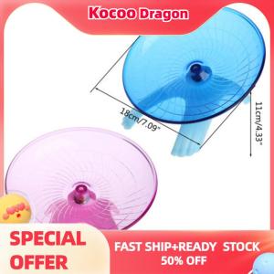 Kocoo Running Disc Flying Saucer Exercise Wheel Toy for Mice Dwarf Hamsters Pet 18cm