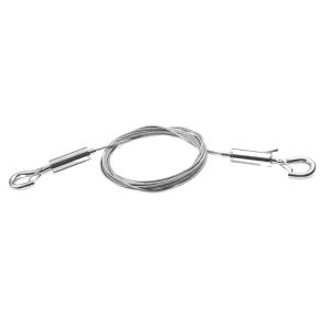 CANVELL Telescopic Picture Hanging Wire 1/2m Hooks Stainless Steel Cable Supports Durable Adjustable Wall Mount Lanyard Light/Lamp Holder