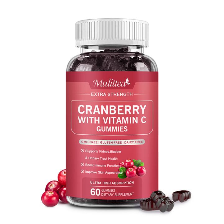 Mulittea Cranberry+ Vitamin C Gummies | Lazada.co.th