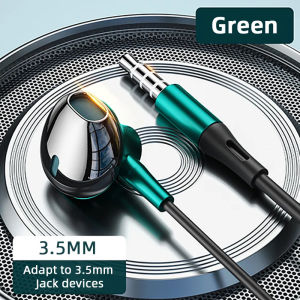 Type-C In-Ear Wired Karaoke Headphones 3.5mm Stereo Music Earbud Handfree Headset Earphones