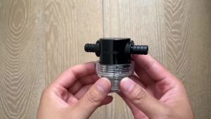 3/8 Inch Water Pump Strainer Hose Barb In-Line Strainer