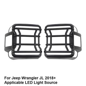mv1 JeCar Car ABS Rear Lamp Stickers Head Light Frame Taillight Covers For Jeep Wrangler JL/Gladiator JT 2018 + Exterior Accessories Z4H8K