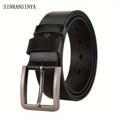 SINRANSINYA丨Belt - unisex Men's retro casual business belt Fashion square pin buckle jeans strap
