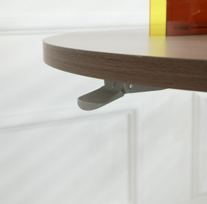 NEW Round desktop electric height-adjustable table Mechanical structure manual height-adjustable table With wheels USB