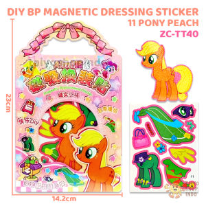TAIYO DIY BP Magnetic Dressing Sticker Karakter Magnet Dress Stiker Pakaian Paper Doll Kertas Mainan