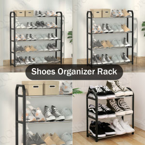 Shoe Rack 3 4 5 Tier Shoe Rack Lightweight Easy To Assemble Plastic Shoe Rack Cabinet Storage Indoor Outdoor Rak Kasut [F37]