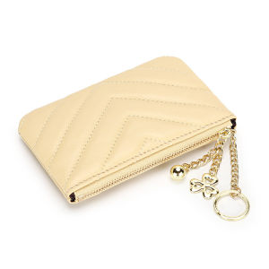 Smart King New Lambskin Coin Purse Women Short Zipper Mini Wallet New Genuine Sheepskin Leather Korean Card Holder Thin Purses