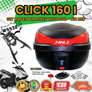 RAVEN BRACKET SET for CLICK 160 I with Topbox 30/32/36/45 Liters Compartment for Motorcycle