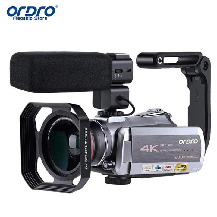 4k camcorder az50 with 64x digital zoom