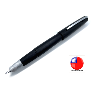 Rodel Old Brand Unique Medium Nib Aluminiumm Brush Pattern Fountain Pen