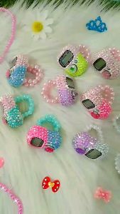 tasbih digital swarovski tali cincin mutiara warna mix