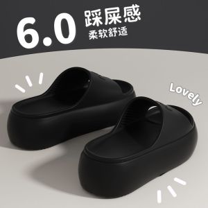 [Free Shipping] New style womens outdoor slippers indoor 2025 home thick-soled Eva sandals summer height-increasing outdoor slippers