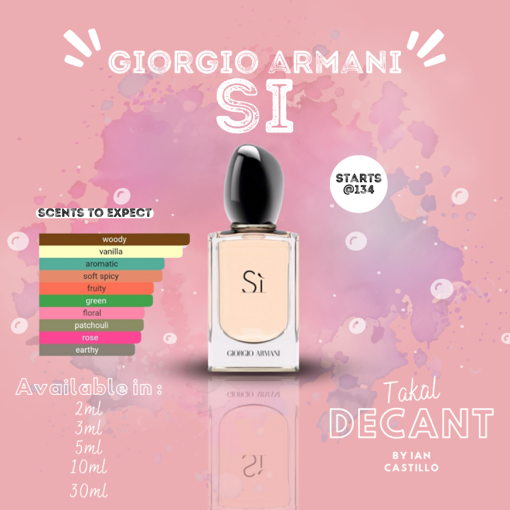 Giorgio armani si 10ml sale