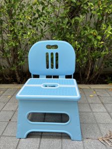 เก้าอี้พับเล็ก เก้าอี้พับเด็ก เก้าอี้พับพนักพิงมีตัวล็อค เก้าอี้พับพิงหลัง รับน้ำหนักได้ 90 Kgs. พร้อมส่งในไทย