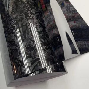 STICKER CARBON HONEYCOMB Pet Glossy Forged Carbon Fiber Vinyl Wrap Film Adhesive Motorcycle Scooter Car Decal Wrapping