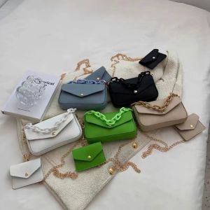 ems Fashion Korean New style Sling Bag 2in1 with wallet Chain Shoulder Bag cute color good quality