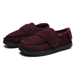 YuanLan Middle Old Extra Large Code Walking Soft Shoes Widened Adjustable High Instep Fat Swollen Wide Foot Surgery Gauze Diabetes Shoes
