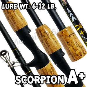 คันตีเหยื่อปลอม Scorpion A+ Line wt. 6-12 lb ยาว 6.3 ฟุต 2 ท่อน