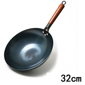 Full Seasoned Carbon Steel Wok Pan (Heavy duty)