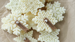 Snowflake Pillar Molds Silicone Mould Plasters Molds Christmas Casting Molds Ornament Molds Epoxy Resin Molds